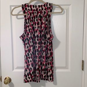 INC International Concepts Tops - INC Patterned Tank top with Large Gems INC International Concepts Tops - INC Patterned Tank top with Large Gems